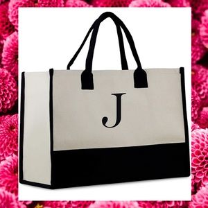 MY PICK💜Personalized Canvas Tote Bag - From A to Z